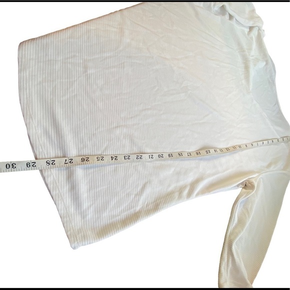Segments Essentials for Women  White Modal Blend Ribbed Top Size XXL - Picture 5 of 8